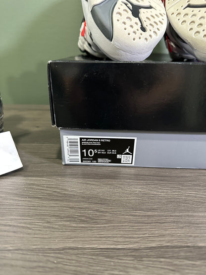 Jordan 8 White True Red 2025