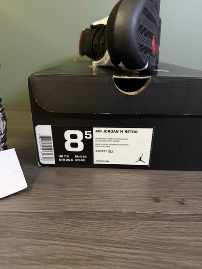 Jordan 14 Retro Black Toe (2014)