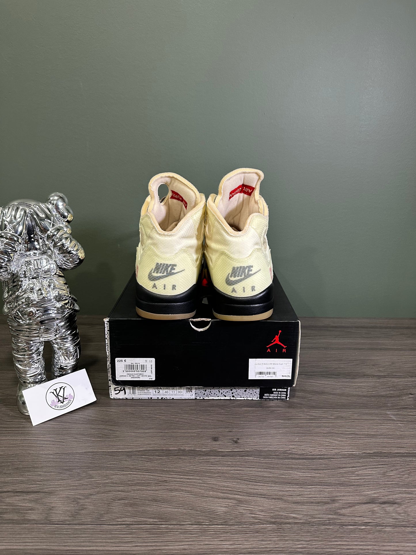 Jordan 5 Off-White Sail