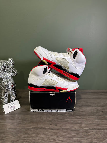Jordan 5 Fire Red Black Tongue 2013