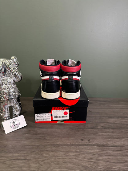 Jordan 1 High Black Gym Red