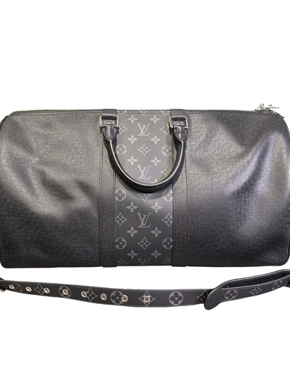 LOUIS VUITTON KEEPALL BANDOULIERE BAG MONOGRAM TAIGARAMA 50