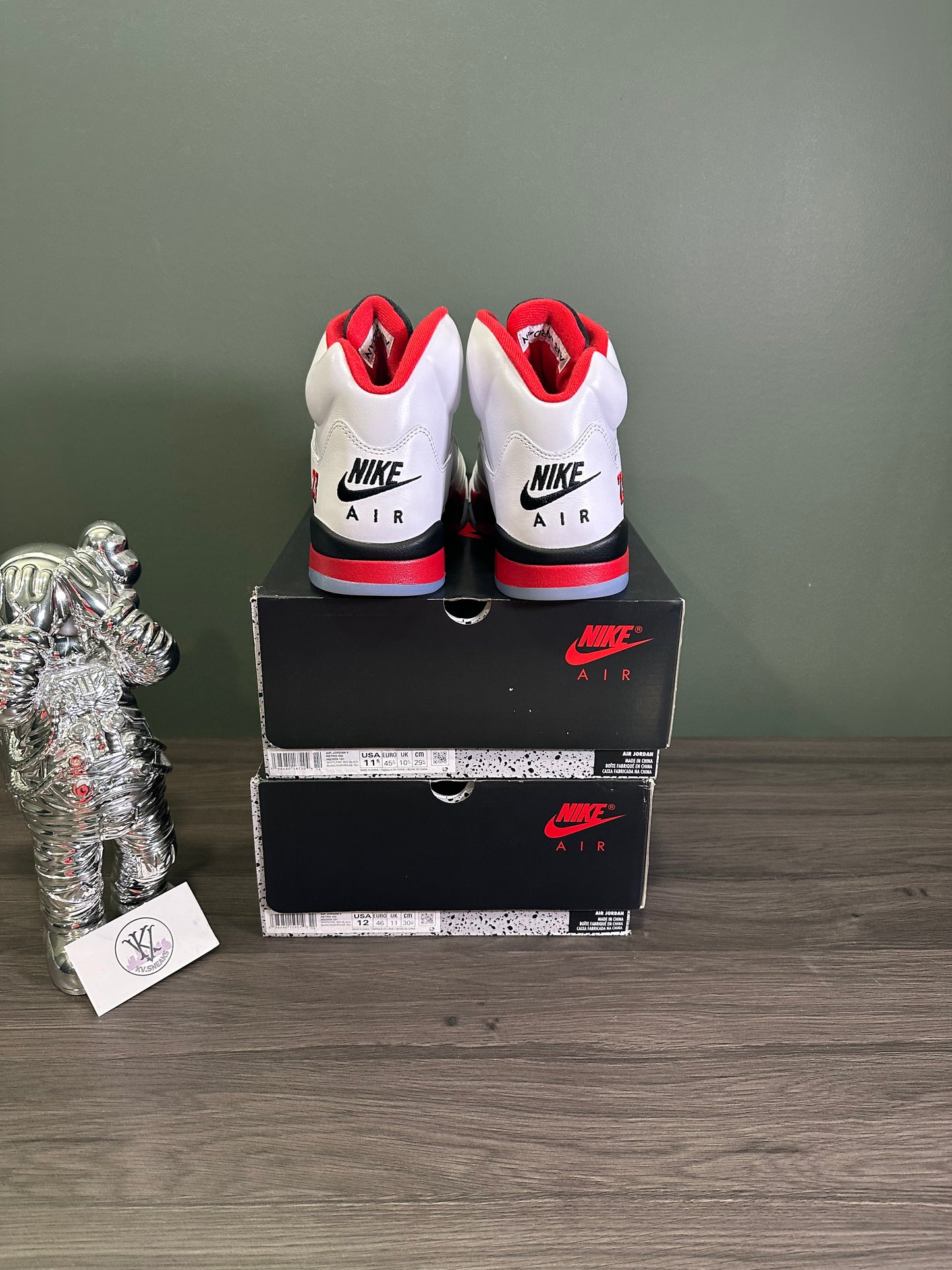 Jordan 5 Fire Red Black Tongue 2025