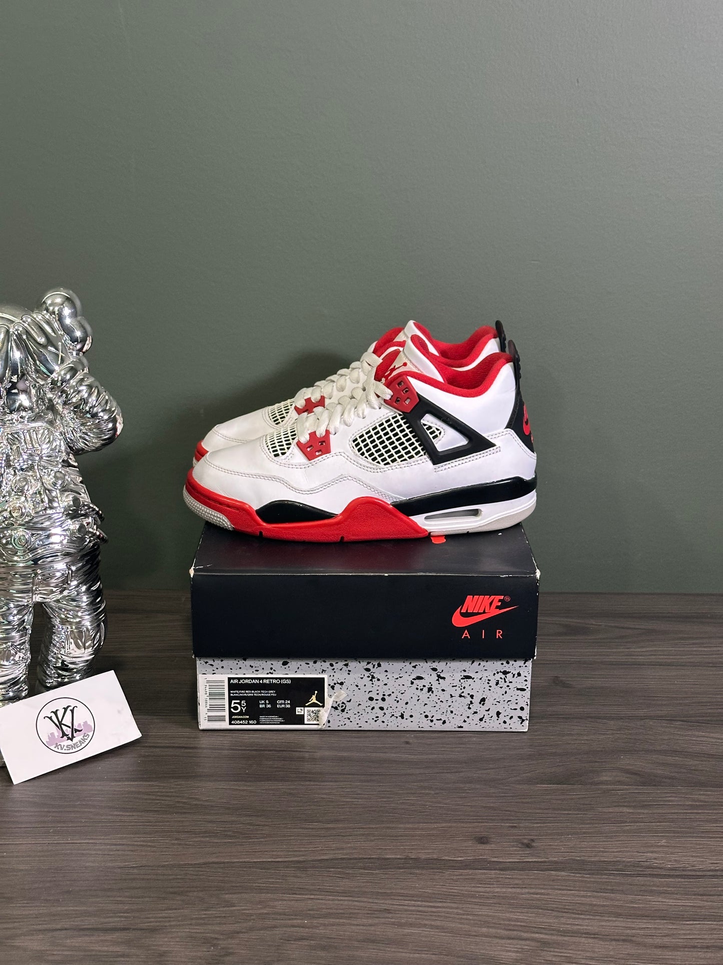 Jordan 4 Fire Red (GS)