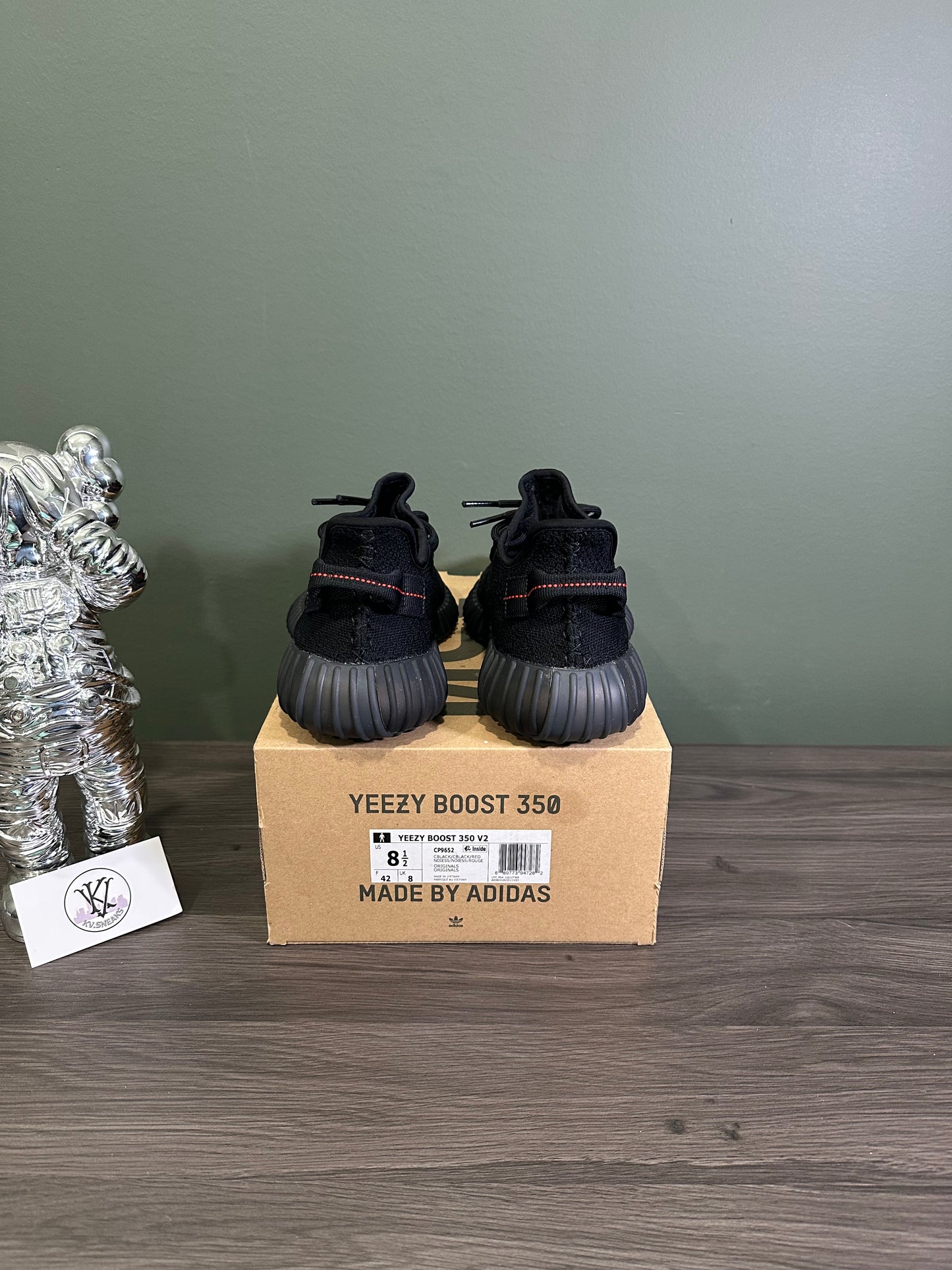 Yeezy 350 Black Red