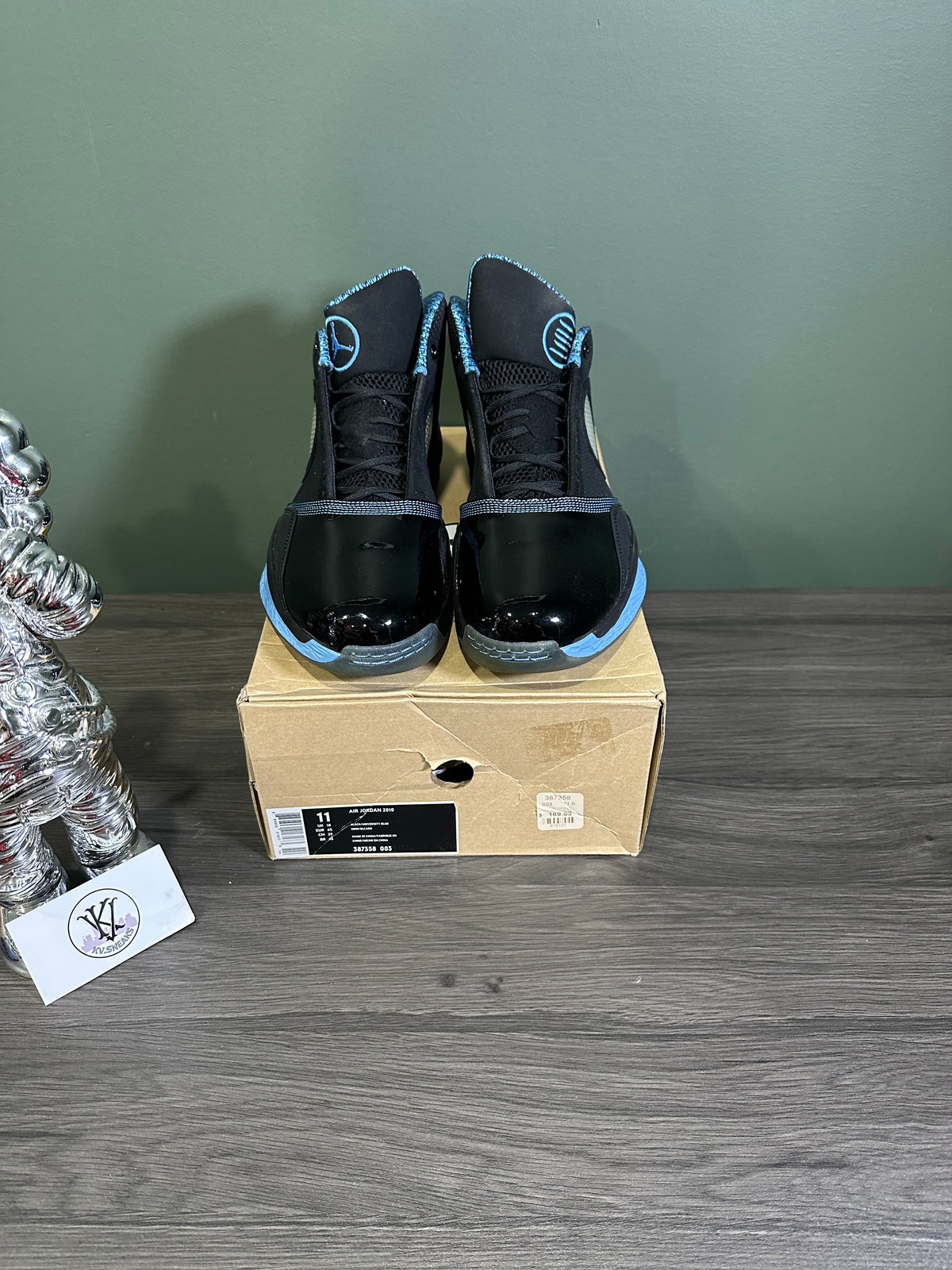 Jordan 2010 Black Uni Blue