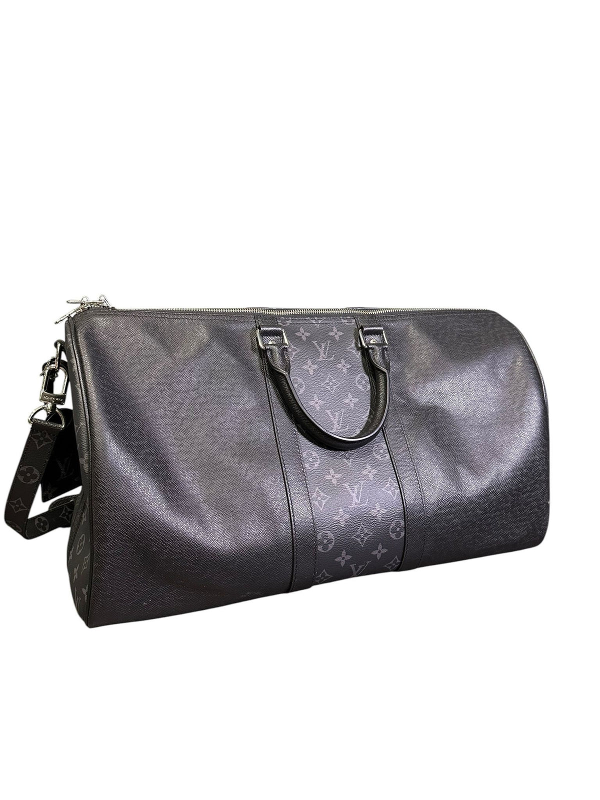 LOUIS VUITTON KEEPALL BANDOULIERE BAG MONOGRAM TAIGARAMA 50