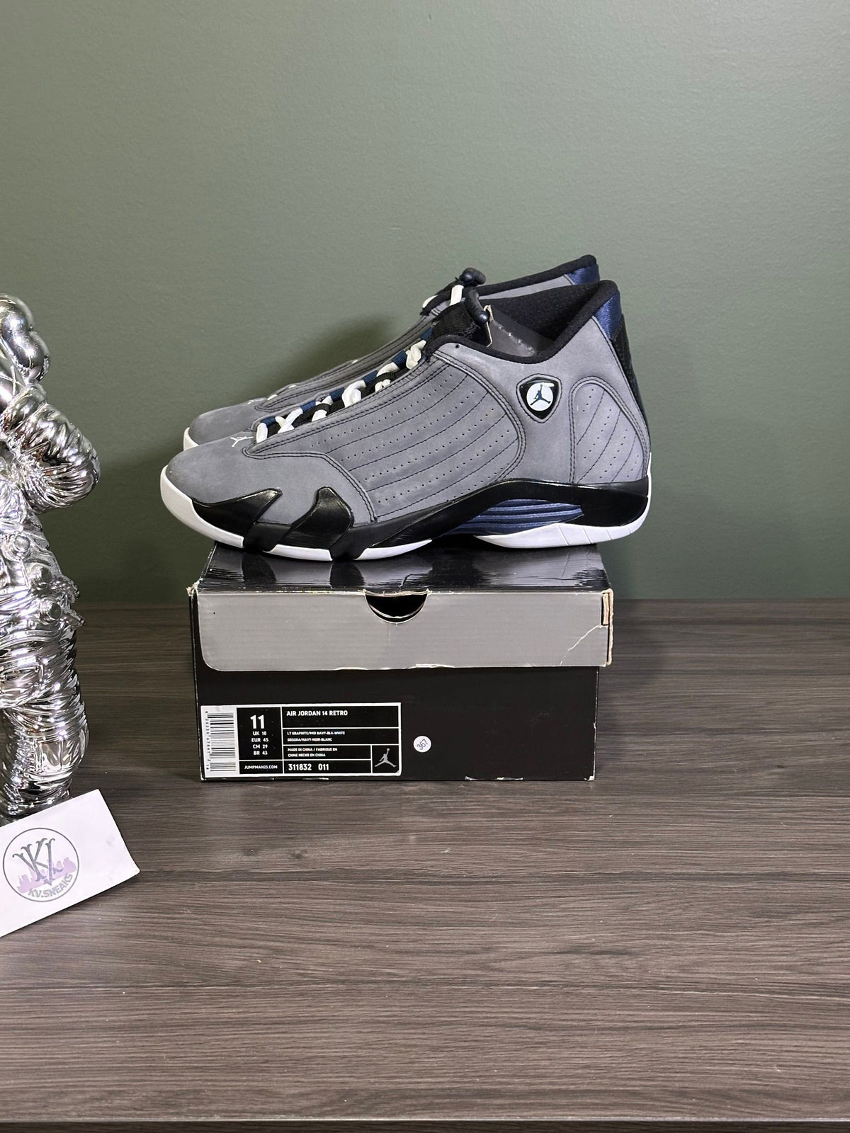 Jordan 14 Retro Light Graphite (2011)