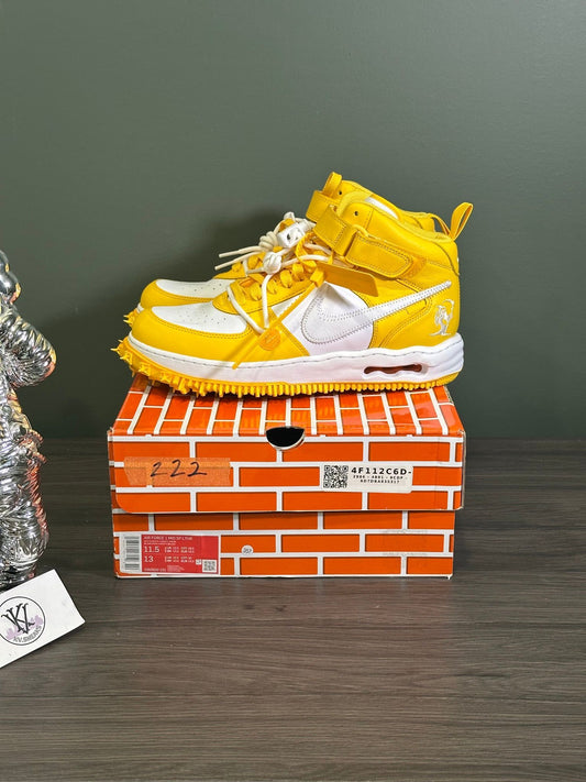 Nike Air Force 1 Mid SP Off-White Varsity Maize
