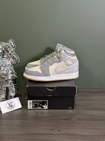 Jordan 1 Mid Coconut Milk Particle Grey