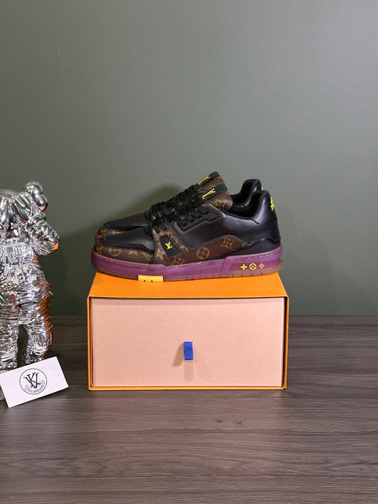 Louis Vuitton Trainer Purple Monogram