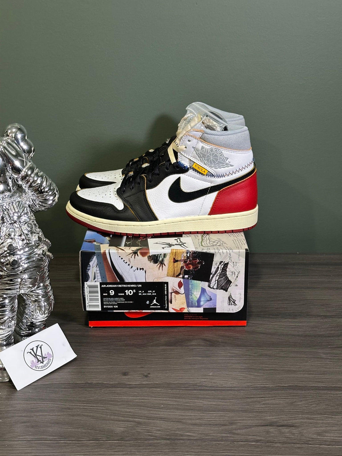 Jordan 1 Retro High Union Los Angeles Black Toe