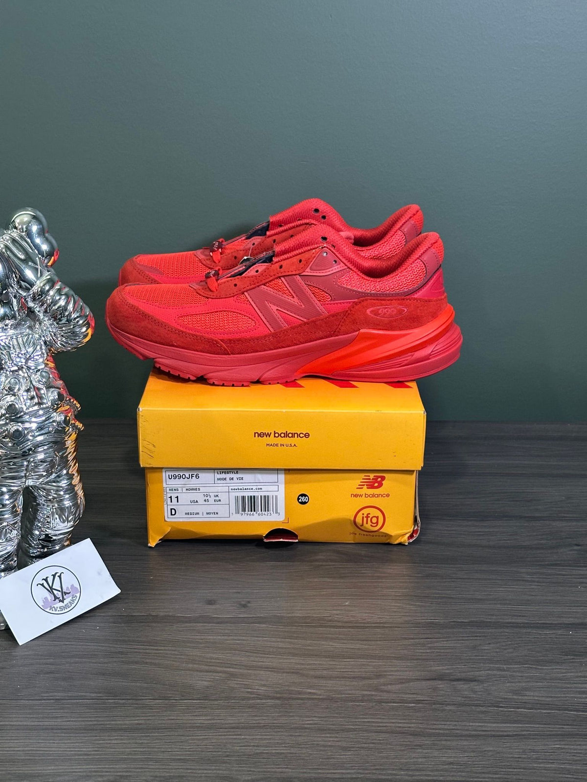 New Balance 990v6 MiUSA Joe Freshgoods Paris Red