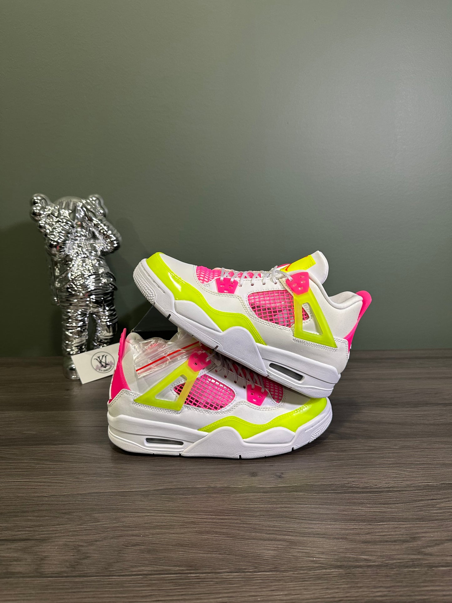 Jordan 4 White Lemon Pink (GS)