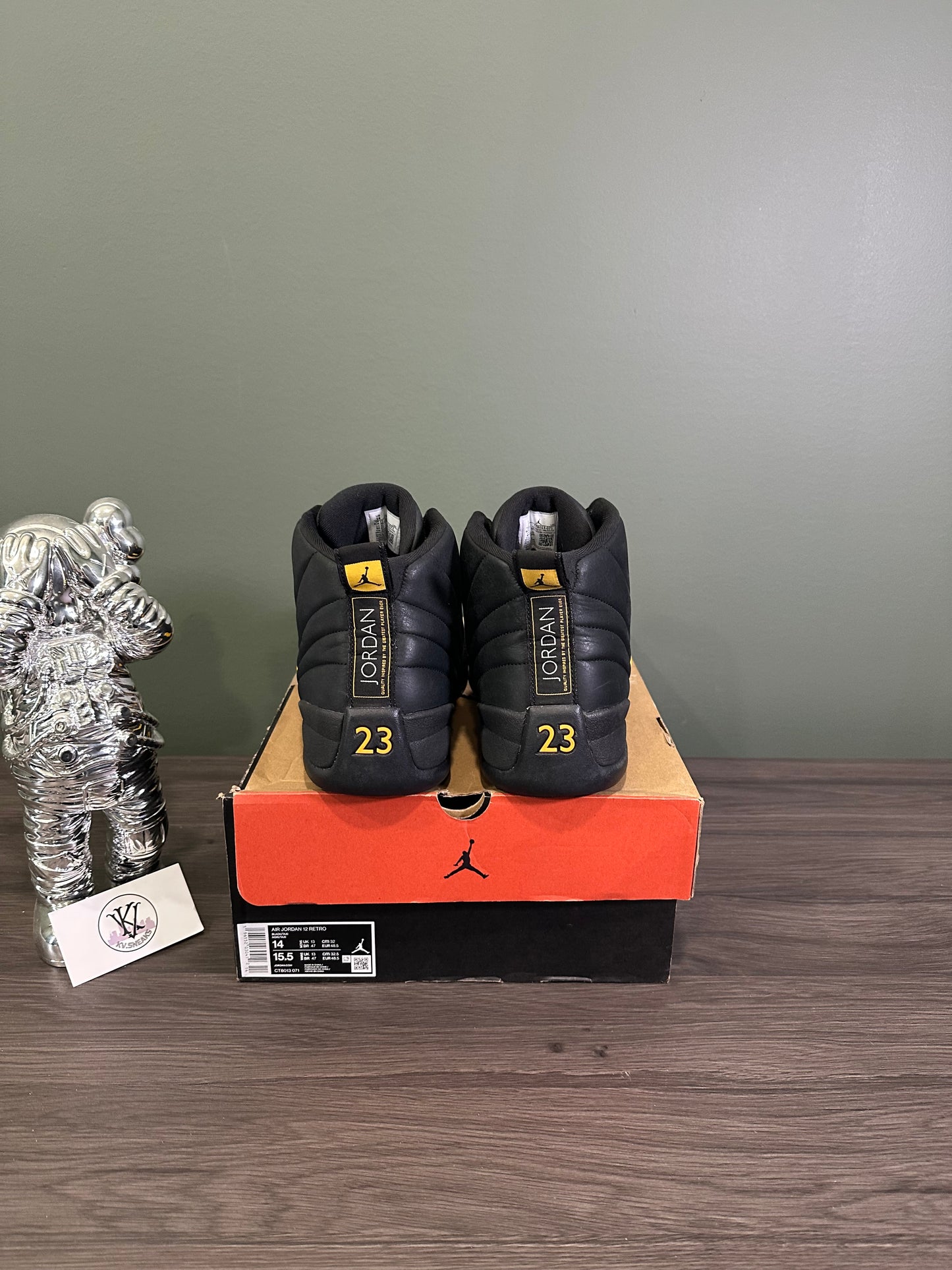 Jordan 12 Black Taxi
