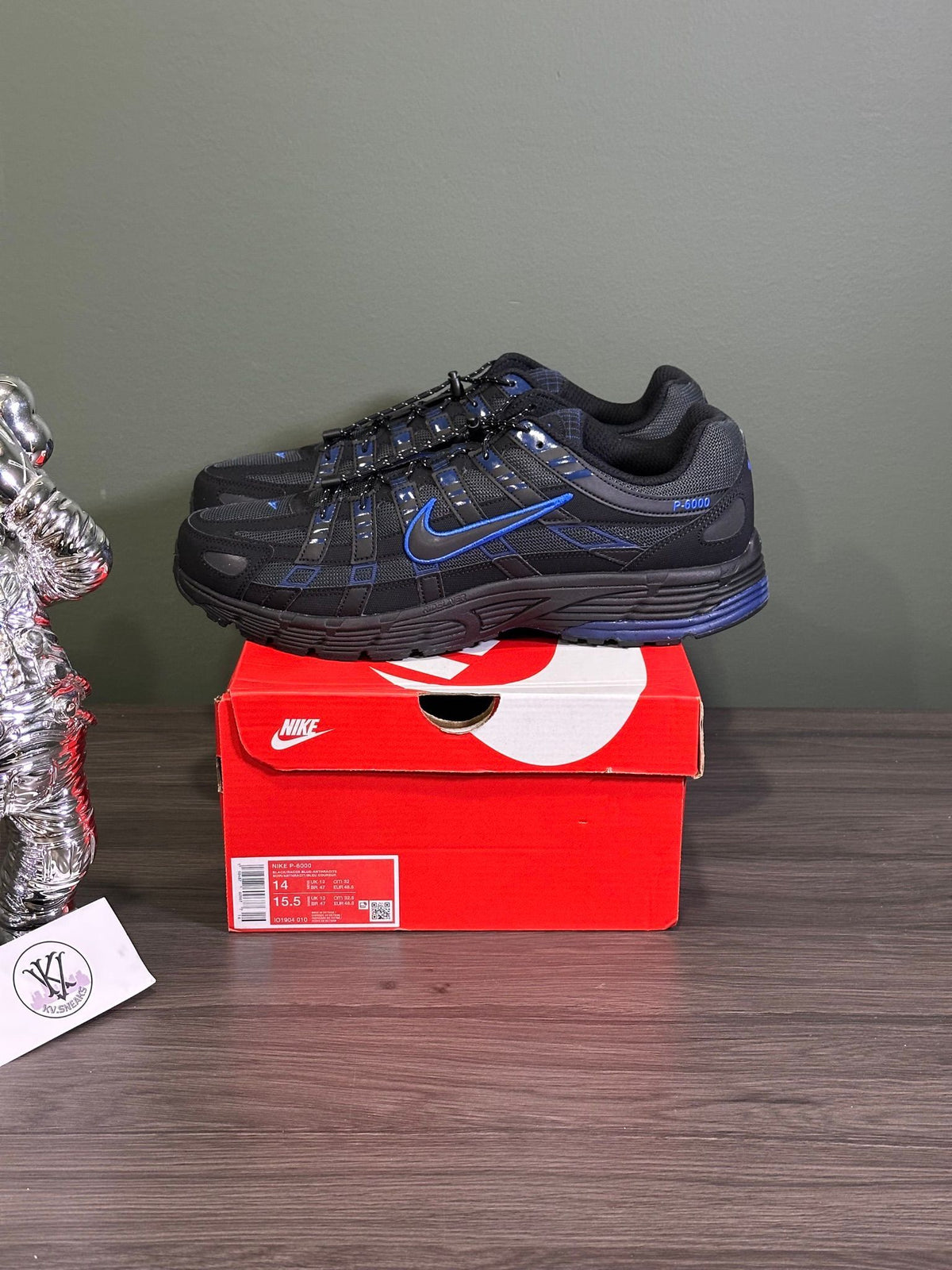 Nike P-6000 Black Anthracite Blue Void