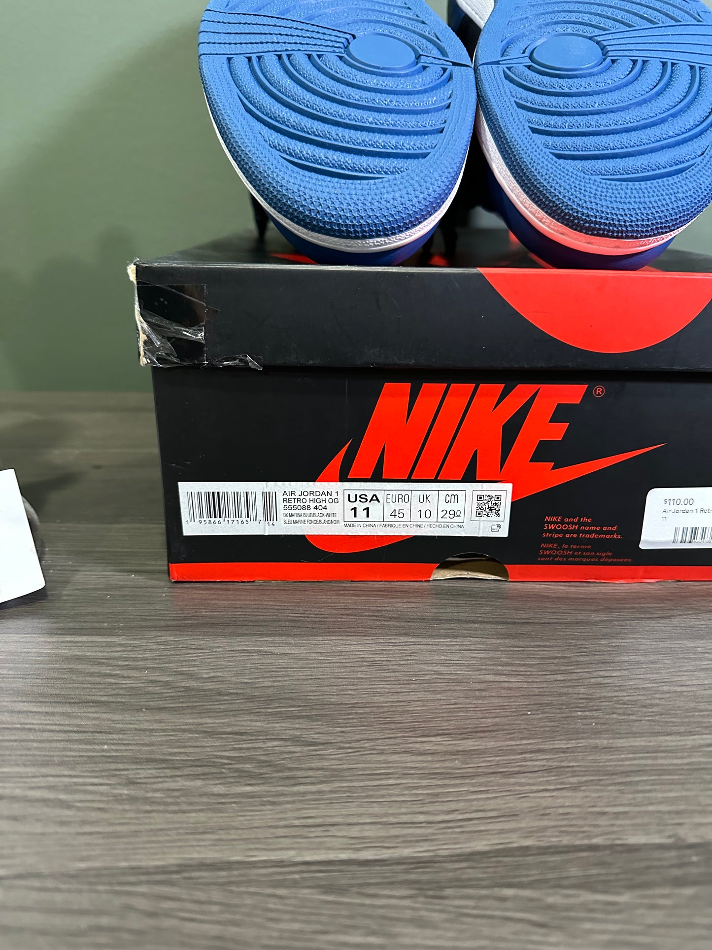 Jordan 1 High Dark Marina Blue