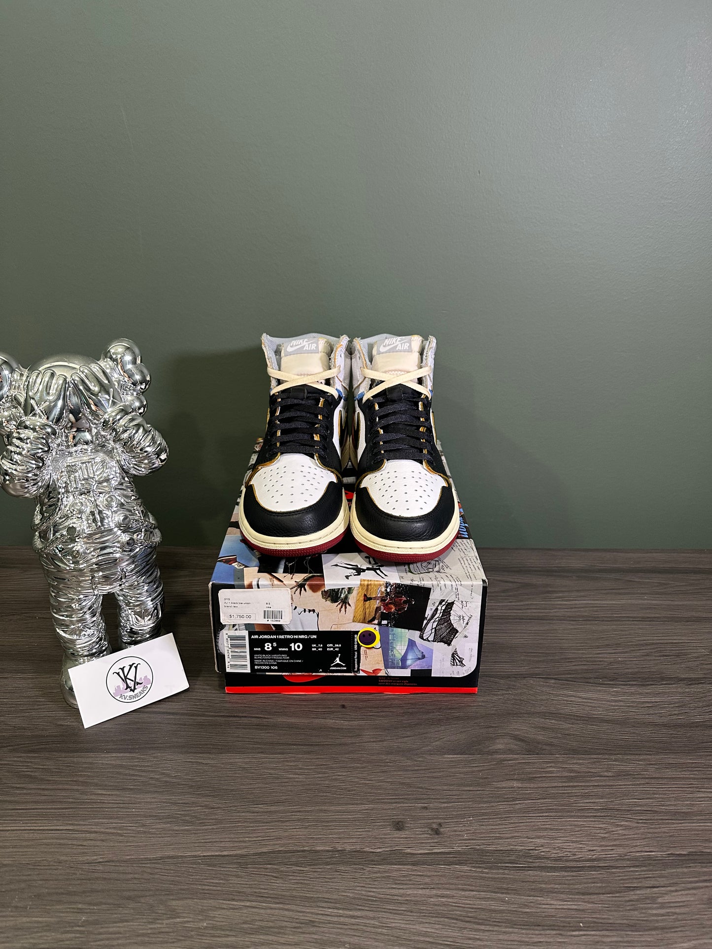 Jordan 1 High Union Los Angeles Black Toe