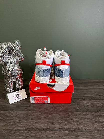 Dunk High Washed Denim Pack