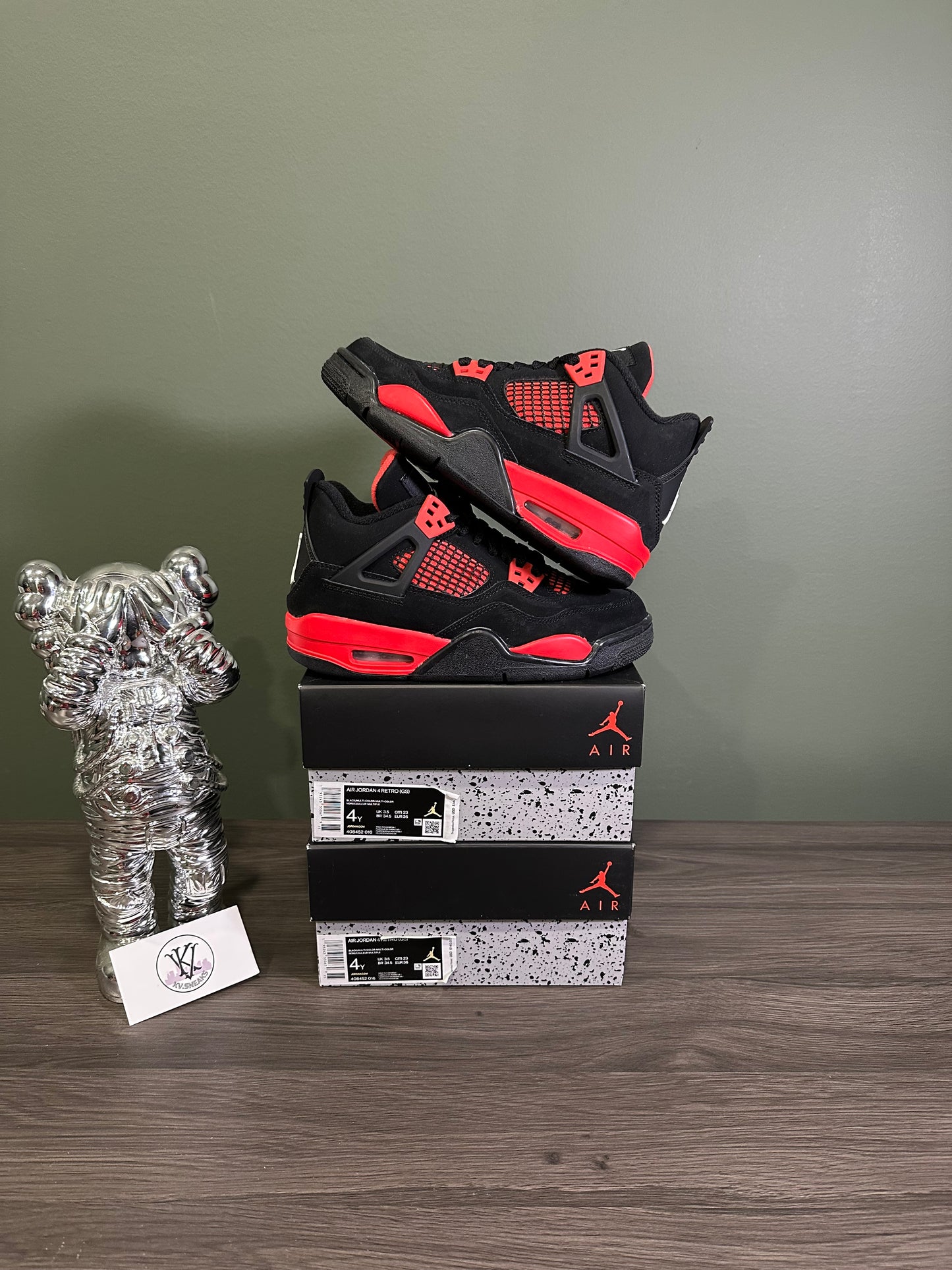 Jordan 4 Red Thunder (GS)