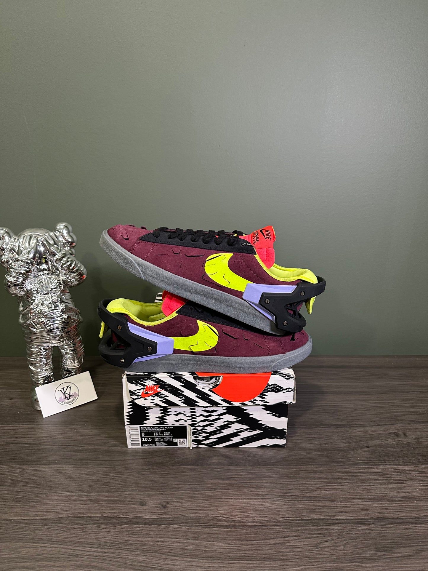 Nike Blazer Low Acronym Night Maroon