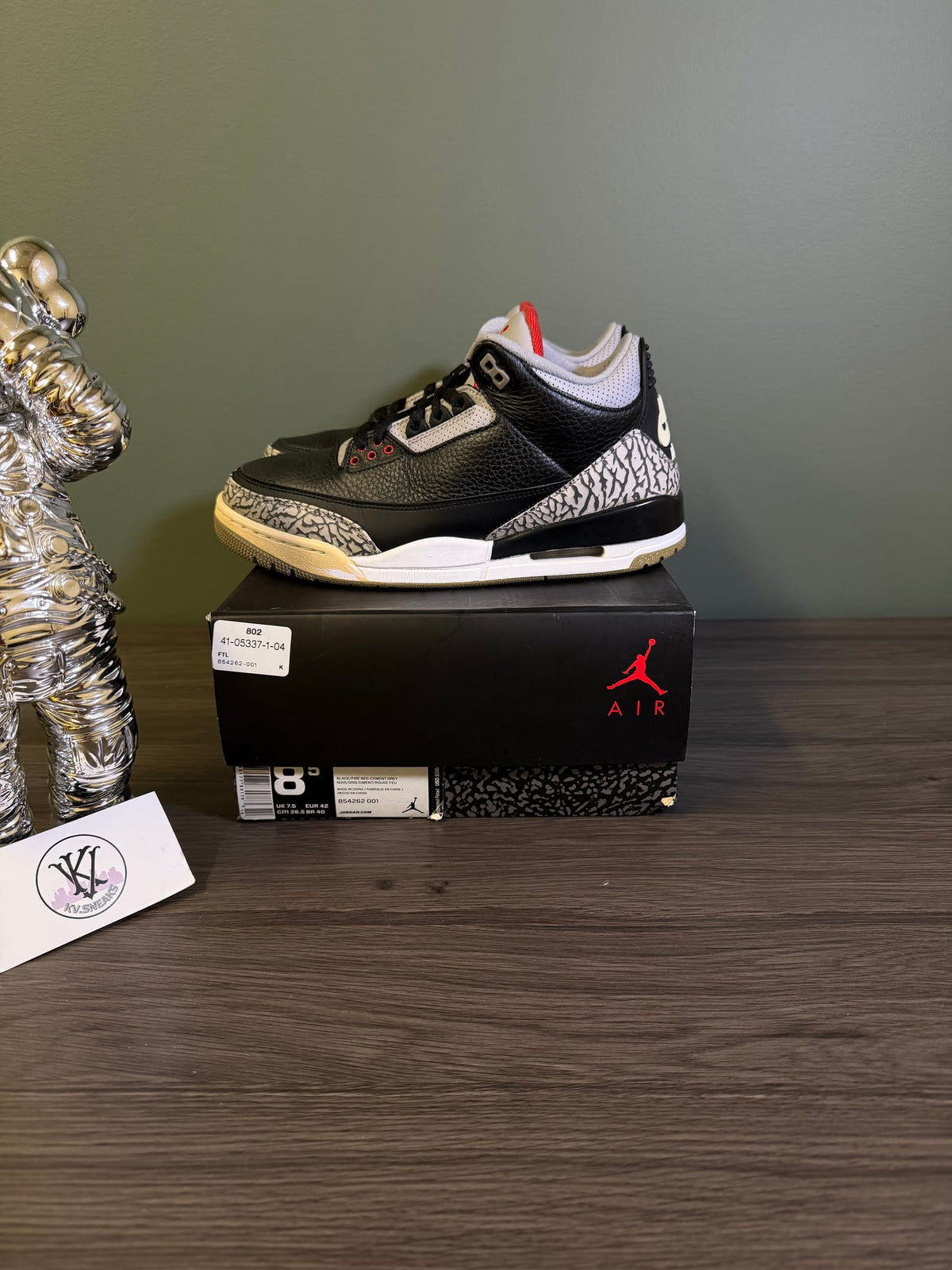Jordan 3 Retro Black Cement (2018)