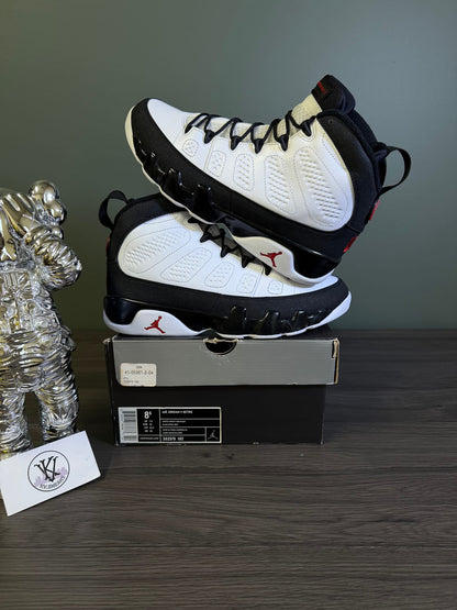 Jordan 9 Retro White Black Red (2010)