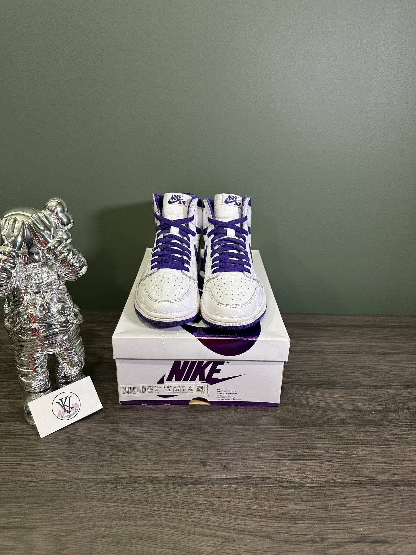 Jordan 1 High Court Purple