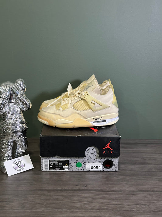 Jordan 4 Off-White Sail