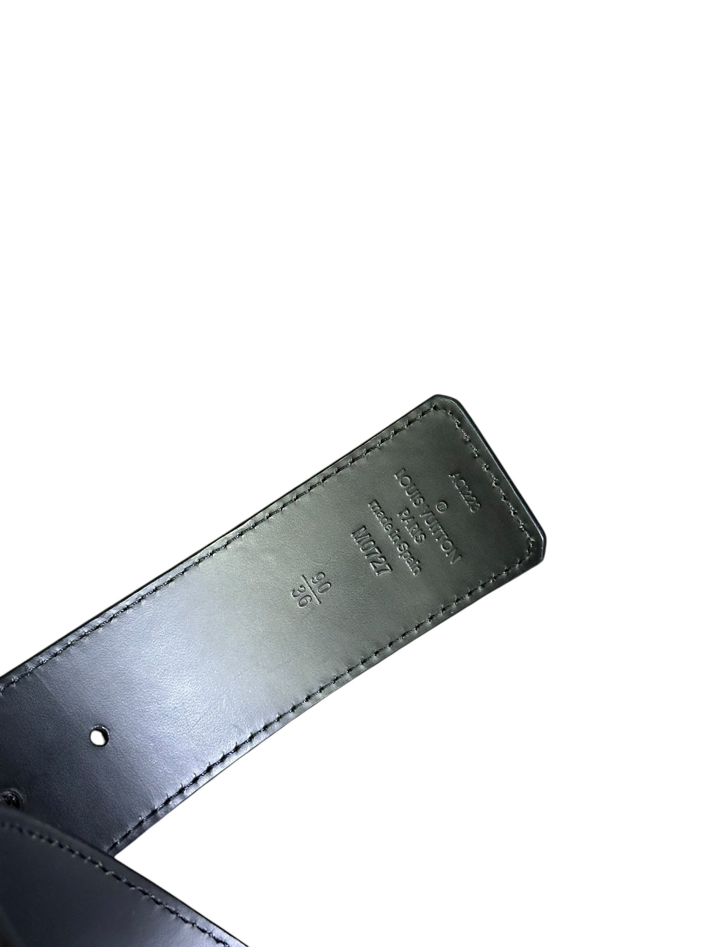 LOUIS VUITTON BELT LV LIGHT 40MM REVERSIBLE BLACK