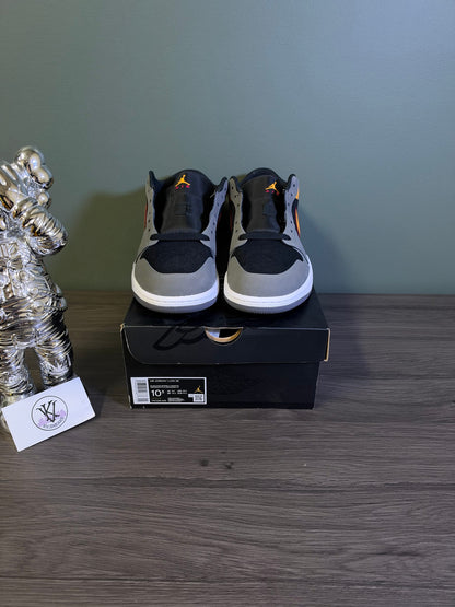 Jordan 1 Low SE Light Graphite Vivid Orange