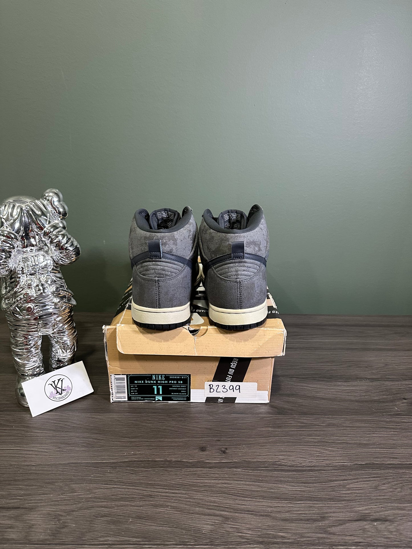 Dunk High SB Stained Canvas