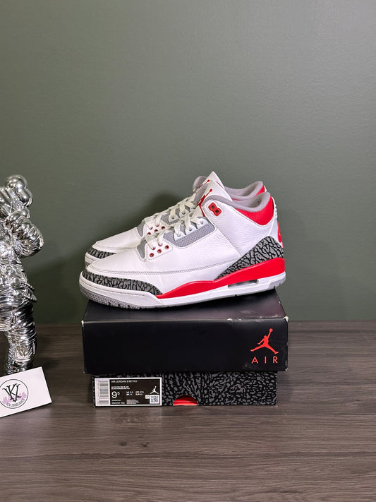 Jordan 3 Fire Red 2022