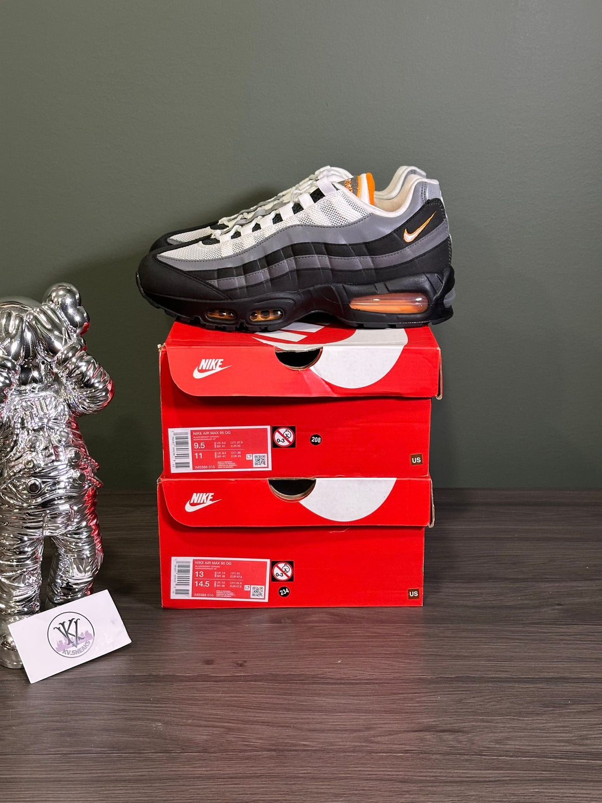 Nike Air Max 95 OG Big Bubble Black Bright Ceramic