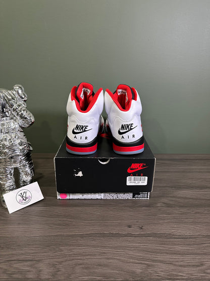 Jordan 5 Fire Red Black Tongue 2025
