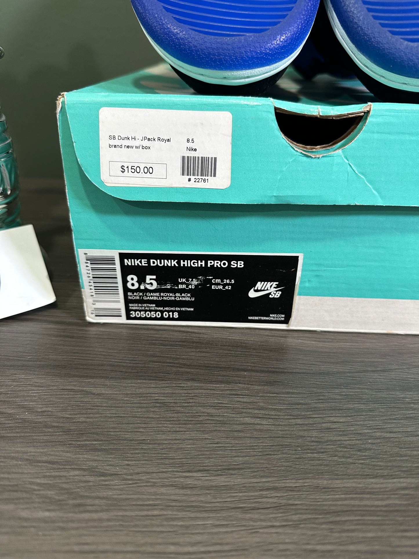 Dunk High SB J Pack Royal