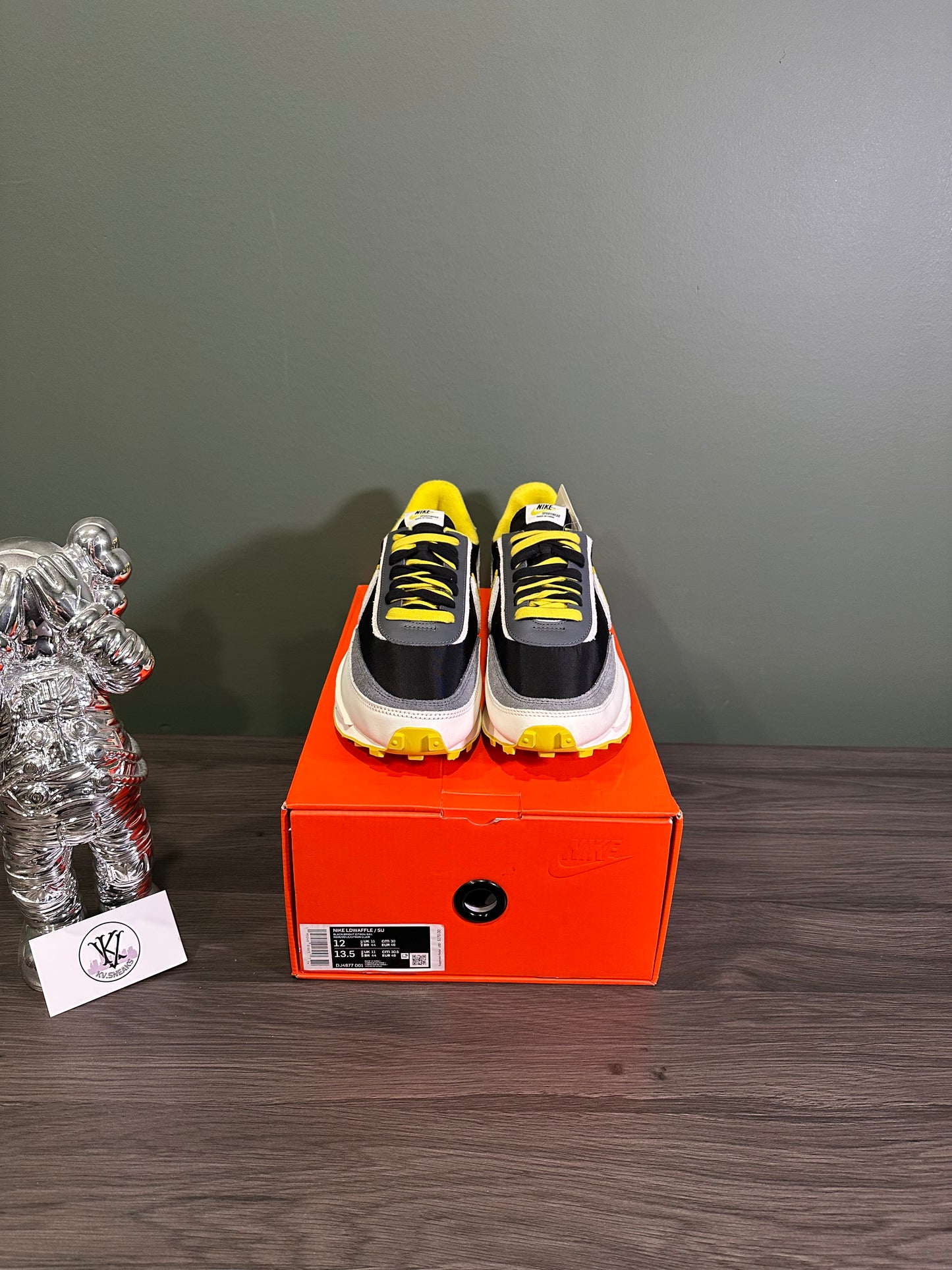 Nike LD Waffle Sacai Undercover Black Bright Citron