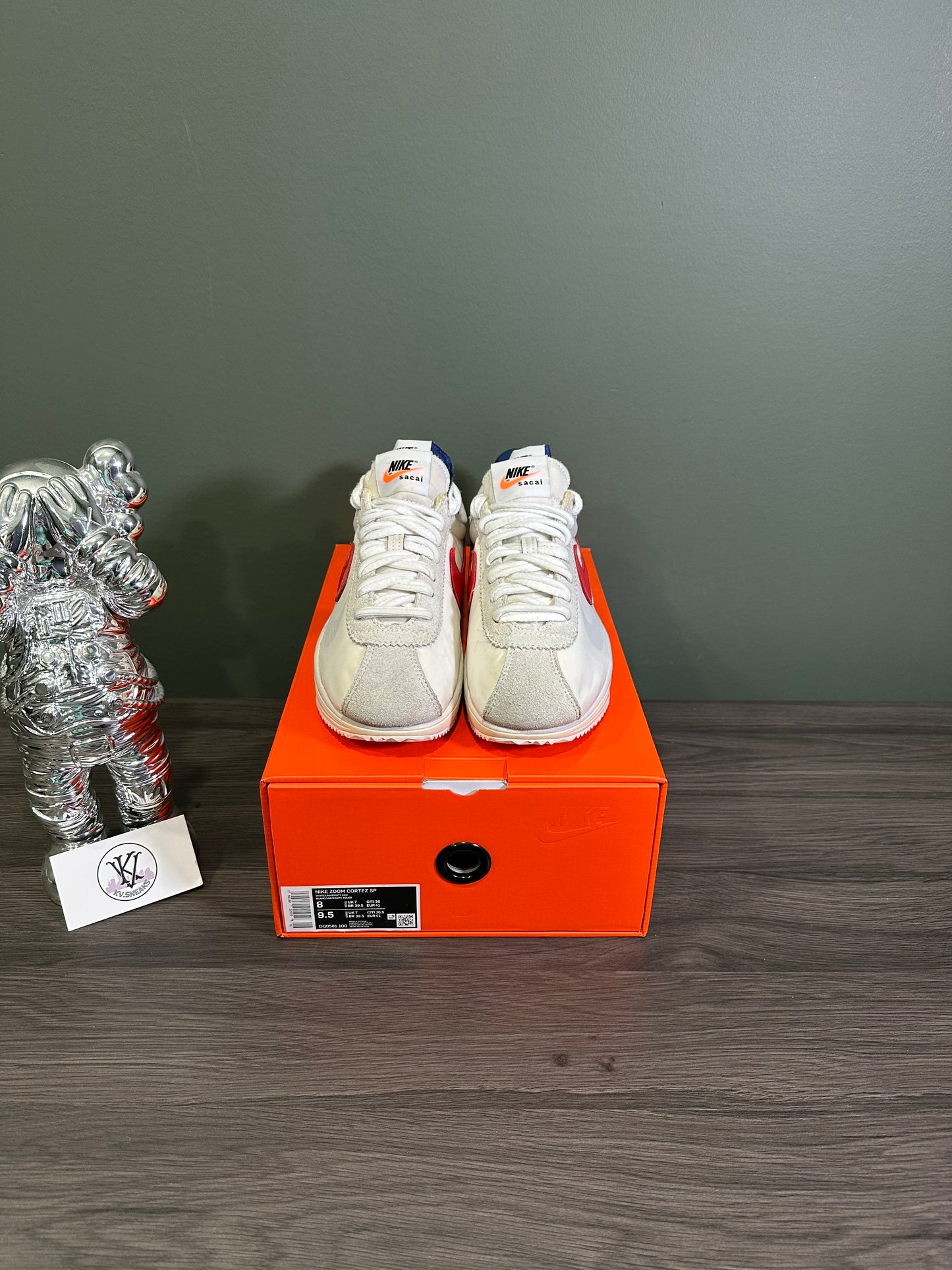Nike Zoom Cortez Sacai University Red Blue