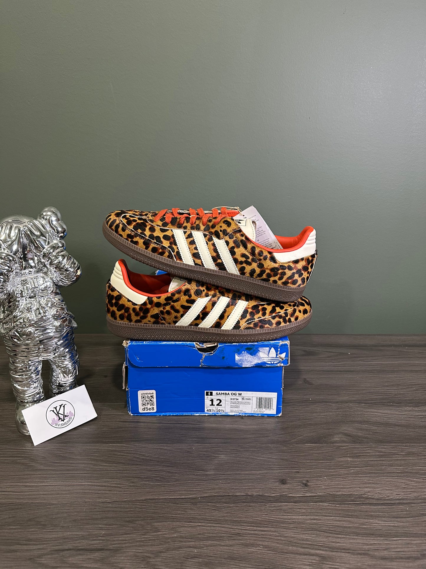 Adidas Samba Preloved Red Leopard