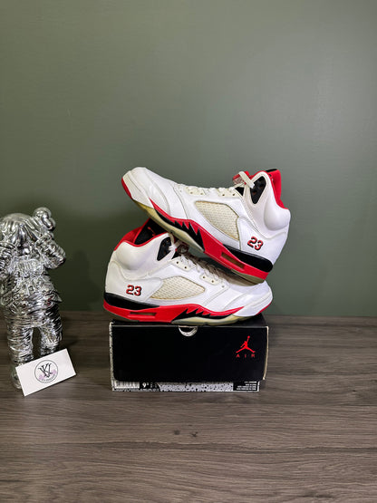 Jordan 5 Fire Red Black Tongue 2013