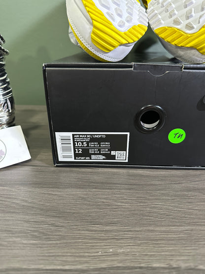 Air Max 90 Undefeated White Optic Yellow