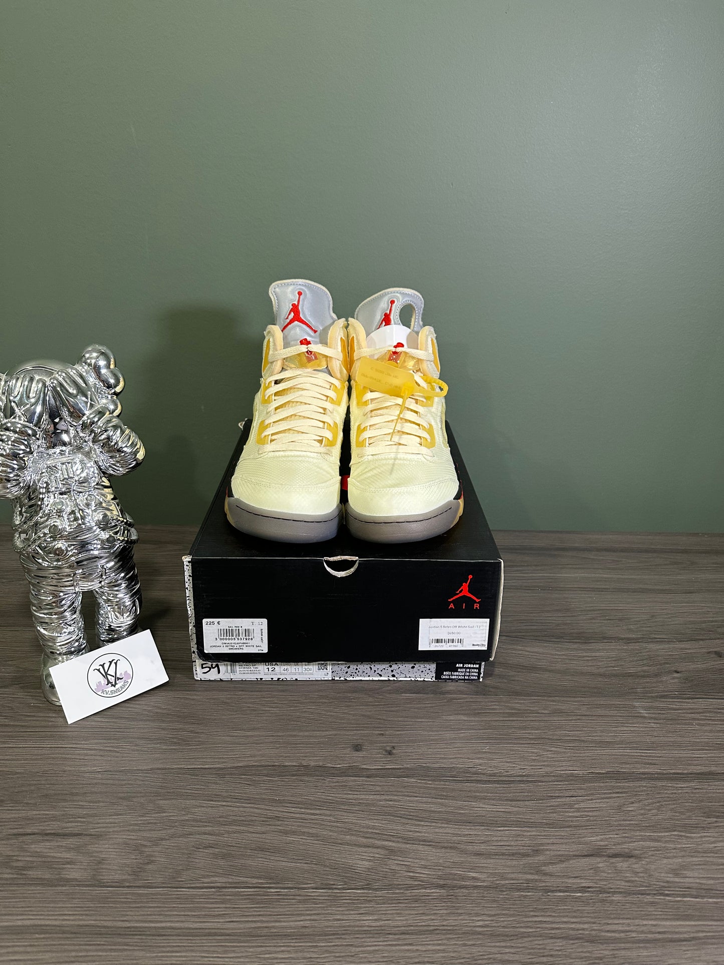 Jordan 5 Off-White Sail