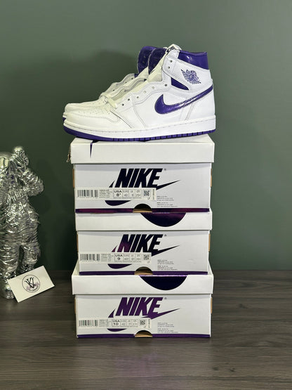 Jordan 1 Court Purple