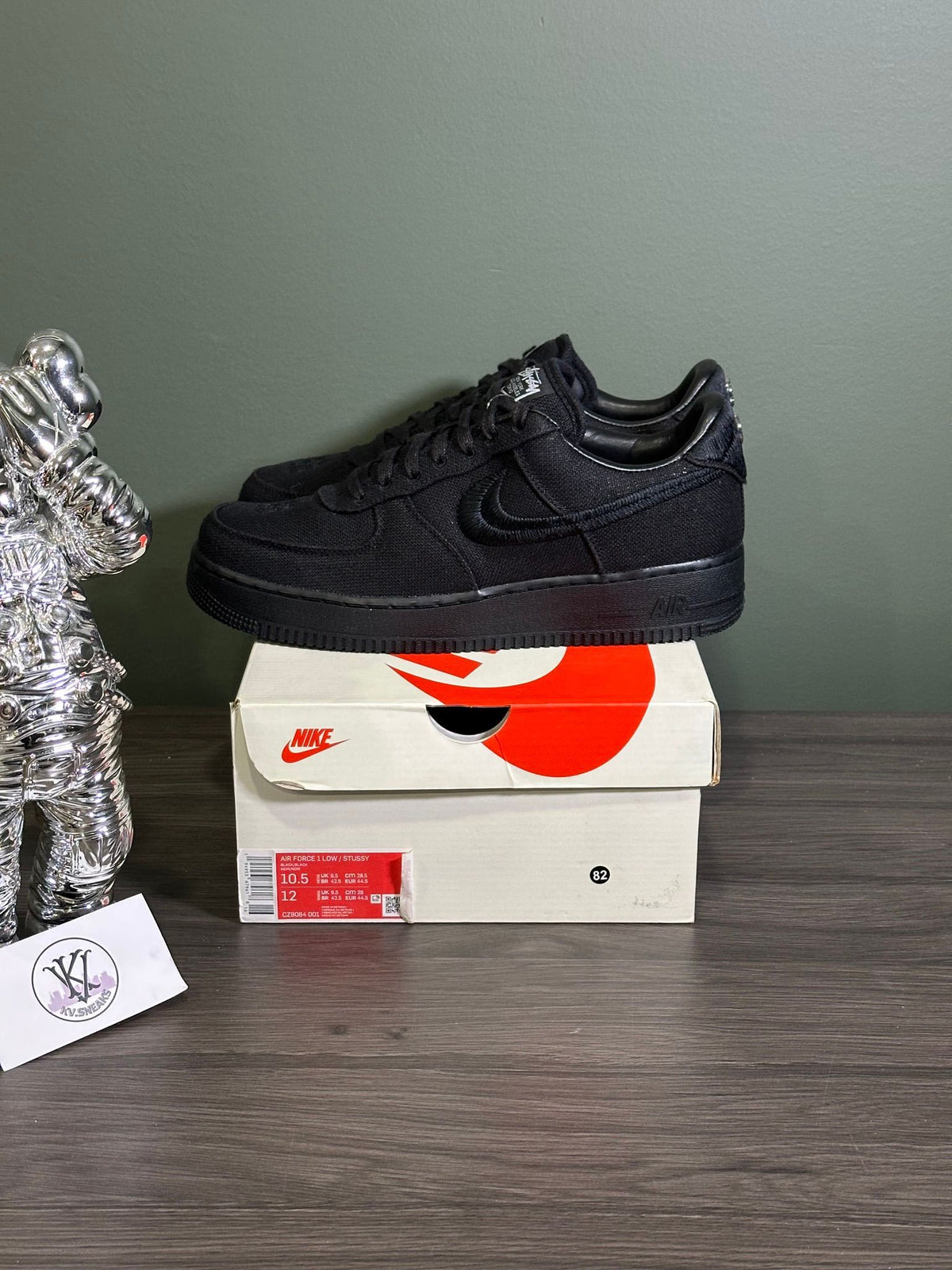 Nike Air Force 1 Low Stussy Black