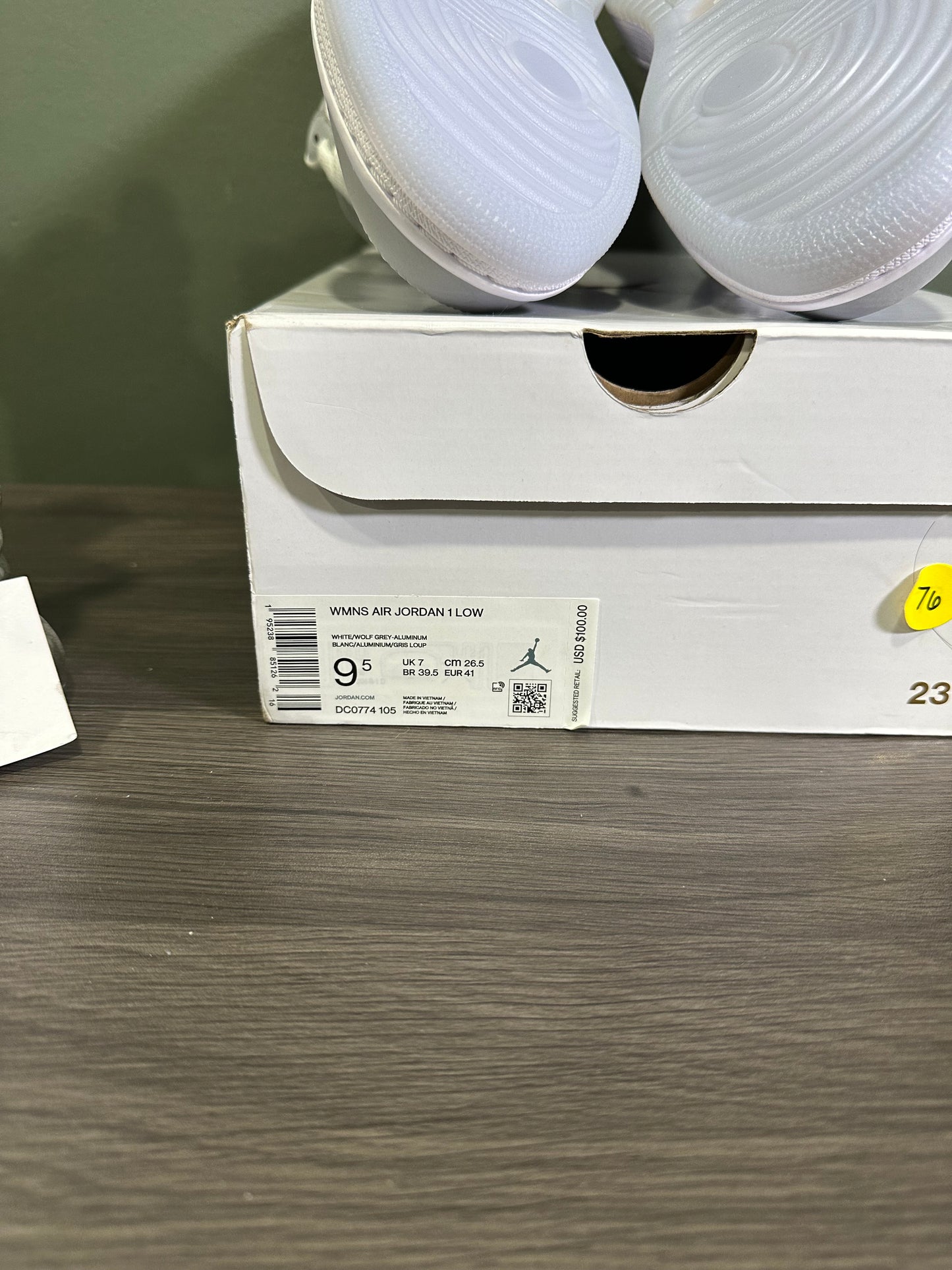 Jordan 1 Low Wolf Grey