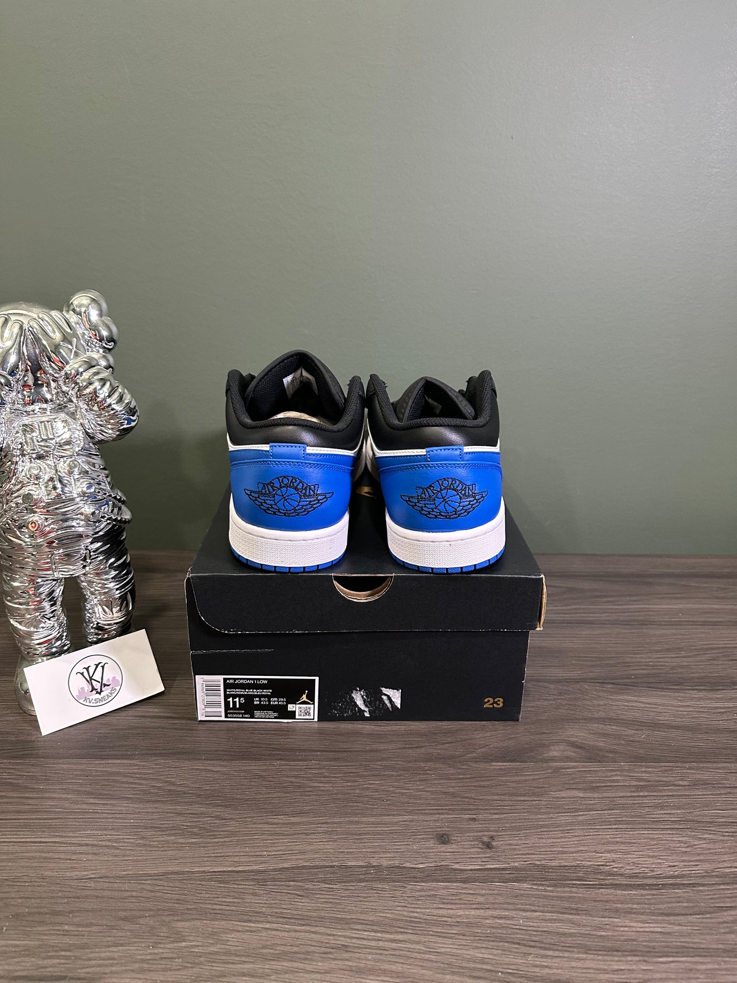 Jordan 1 Low Alternate Royal Toe