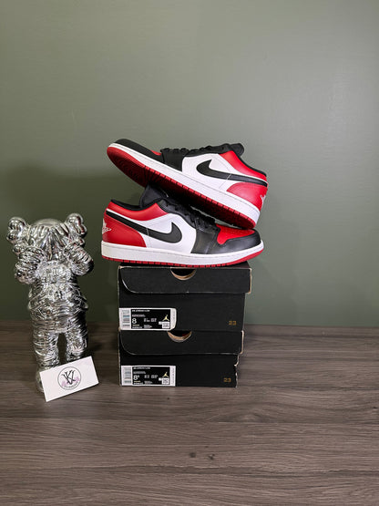 Jordan 1 Low Bred Toe
