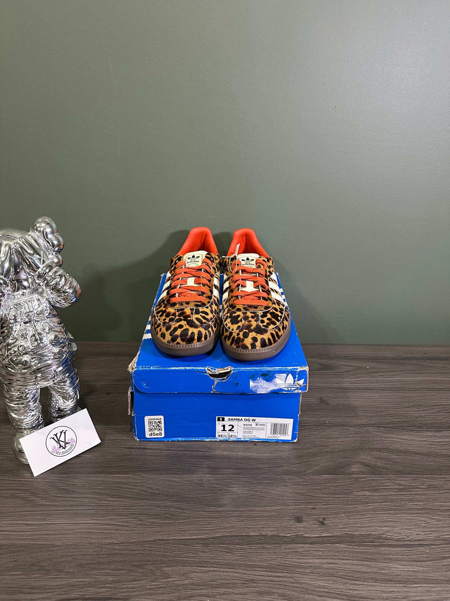 Adidas Samba Preloved Red Leopard