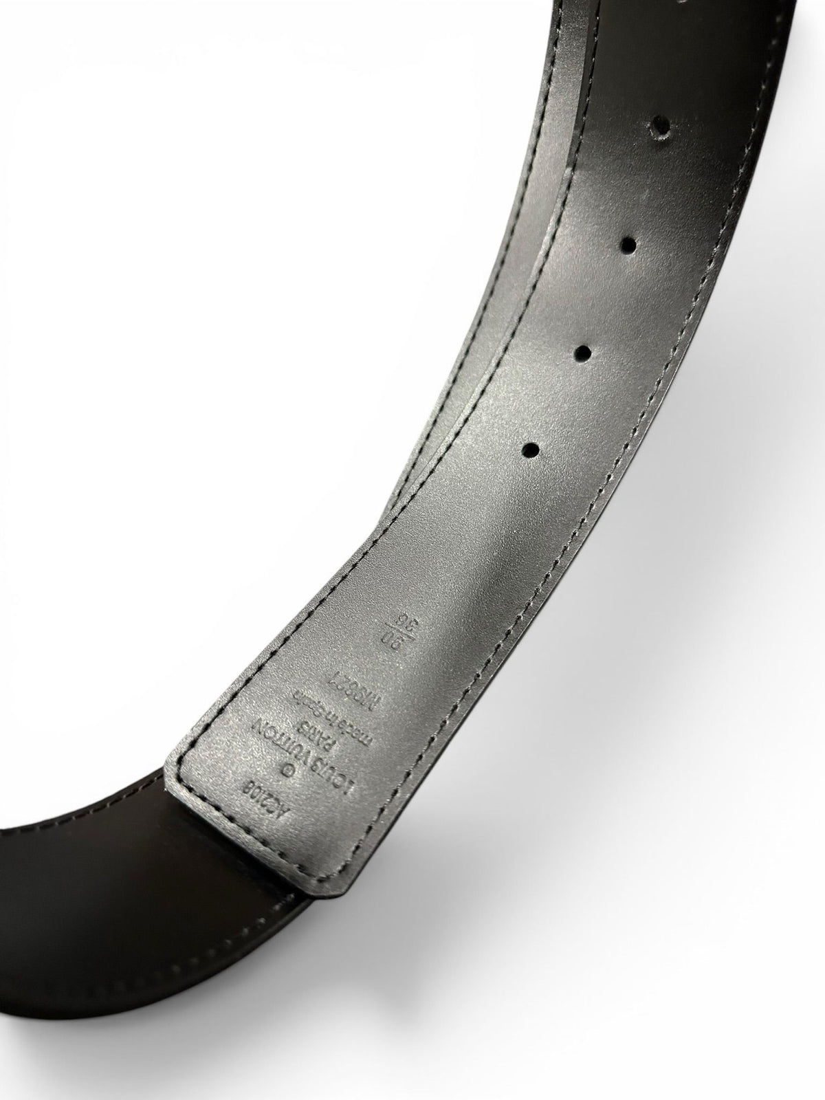 LOUIS VUITTON REVERSIBLE BELT BROWN BLACK 40MM