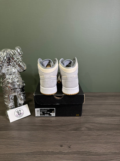 Jordan 1 Mid Coconut Milk Particle Grey